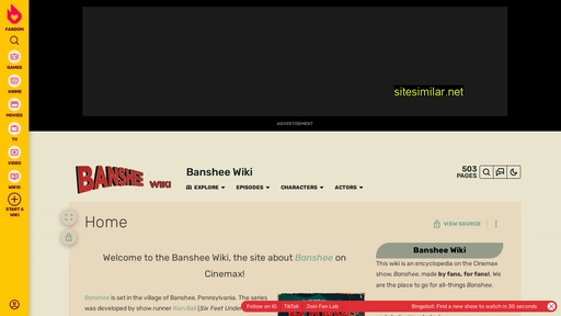 banshee.fandom.com alternative sites