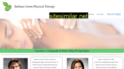 barbaragreenphysicaltherapy.com alternative sites