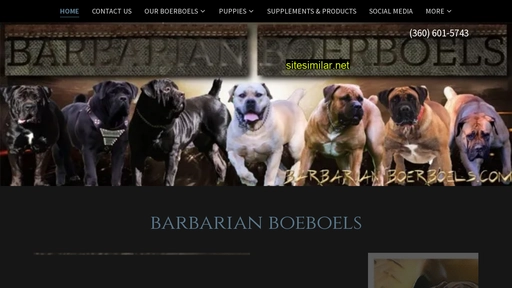 Barbarianboerboels similar sites