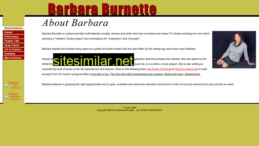 Barbaraburnette similar sites