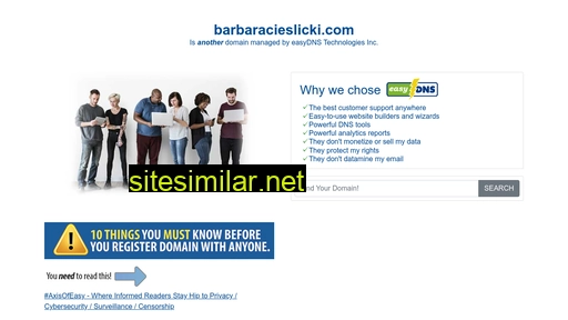 barbaracieslicki.com alternative sites