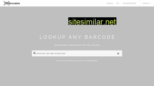 barcodable.com alternative sites