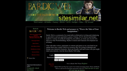 Bardicweb similar sites