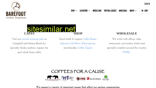 Barefootcoffee similar sites