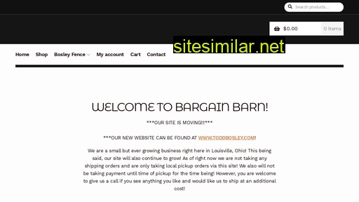bargainbarnohio.com alternative sites