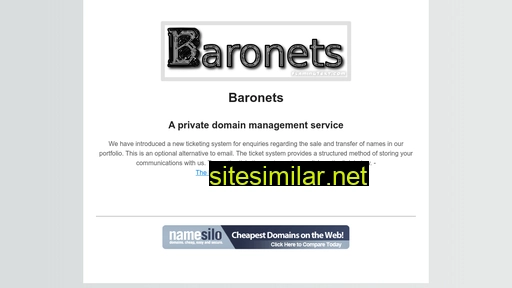 baronets.com alternative sites