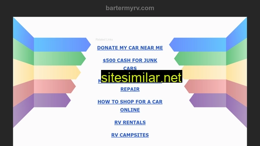 bartermyrv.com alternative sites