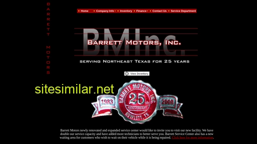 Barrettmotors similar sites