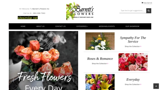 Barrettsflowers similar sites