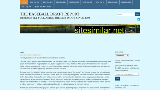baseballdraftreport.com alternative sites