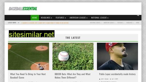 baseballessential.com alternative sites