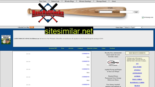 baseballgeeks.com alternative sites