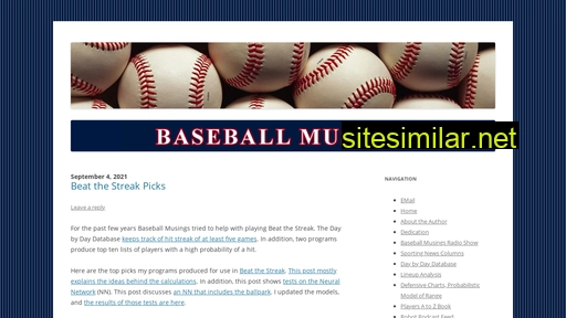 baseballmusings.com alternative sites