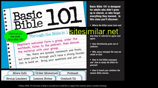 Basicbible101 similar sites