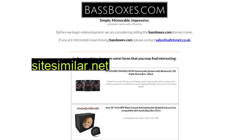 Bassboxes similar sites
