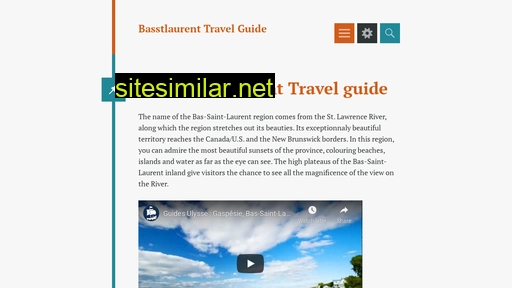 Basstlaurent-travelguide similar sites