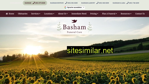 bashamfuneralcare.com alternative sites