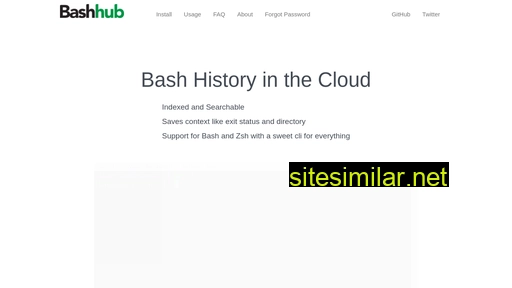 bashhub.com alternative sites