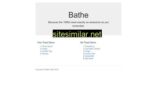 bathemusic.com alternative sites