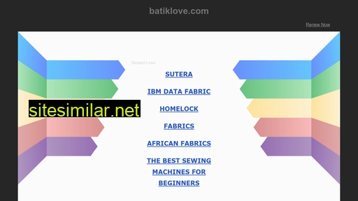 batiklove.com alternative sites