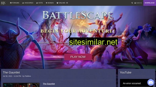 Battle-scape similar sites