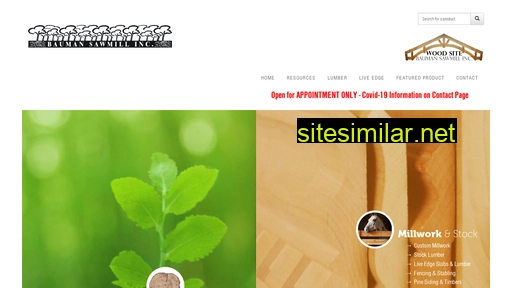 baumansawmill.com alternative sites