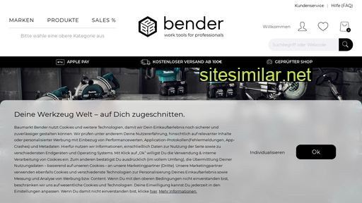 baumarkt-bender.com alternative sites