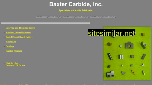 baxtercarbide.com alternative sites