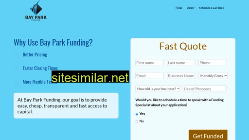 Bayparkfunding similar sites