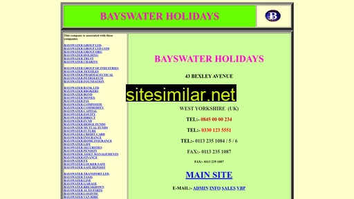 bayswaterholidays.com alternative sites