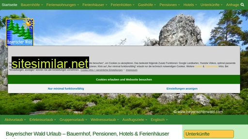 bayerischenwald.com alternative sites