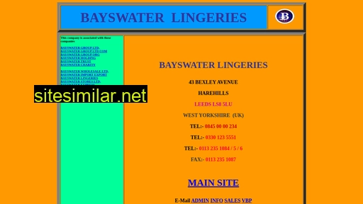 bayswaterlingeries.com alternative sites