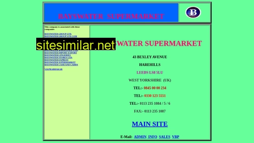 bayswatersupermarket.com alternative sites