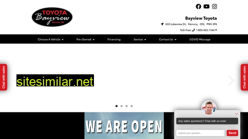 bayviewtoyota.com alternative sites