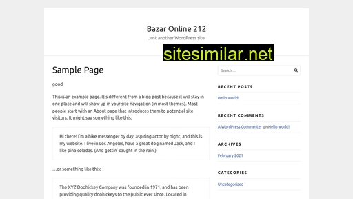bazar212.com alternative sites