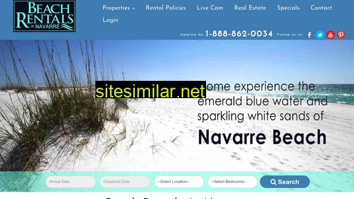 beachrentalsatnavarre.com alternative sites