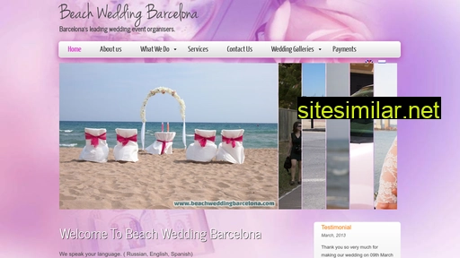 beachweddingbarcelona.com alternative sites