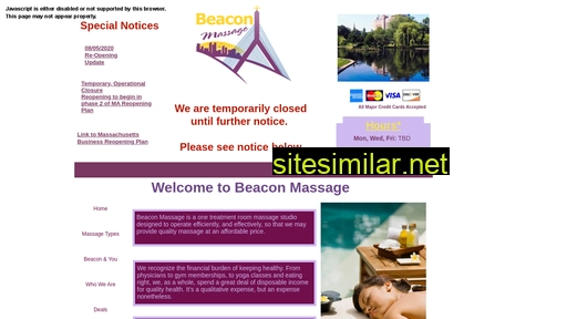beacon-massage.com alternative sites
