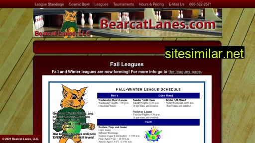 bearcatlanes.com alternative sites