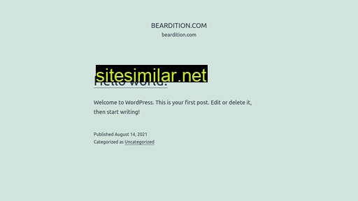Beardition similar sites