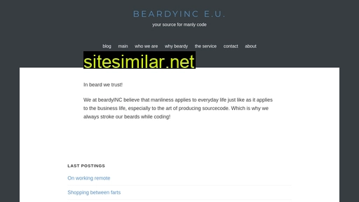 beardyinc.com alternative sites