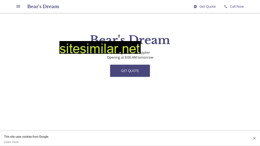 bearsdream.com alternative sites