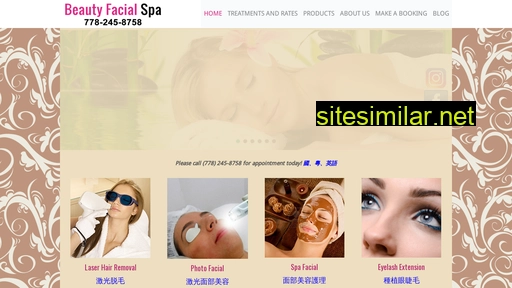 beautyfacialspa.com alternative sites