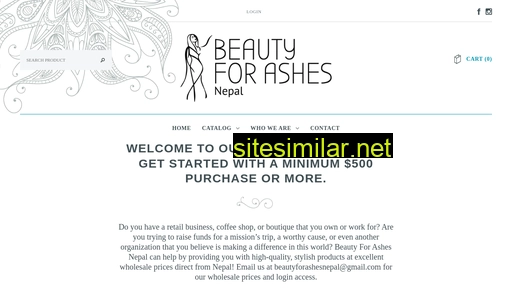 beautyforashesnepal.com alternative sites