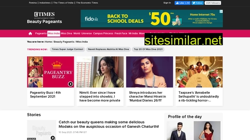 beautypageants.indiatimes.com alternative sites