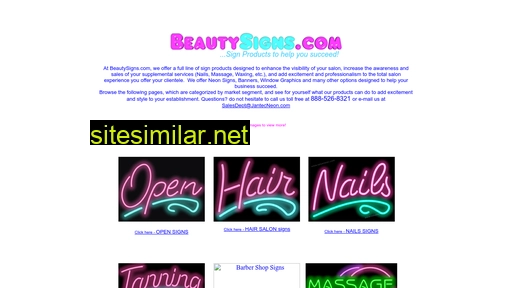 beautysigns.com alternative sites