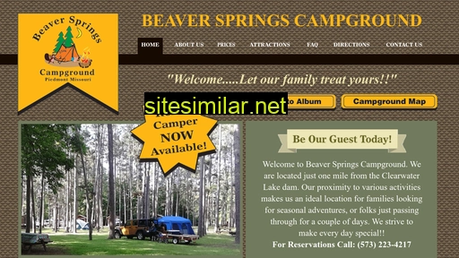 beaverspringscamp.com alternative sites