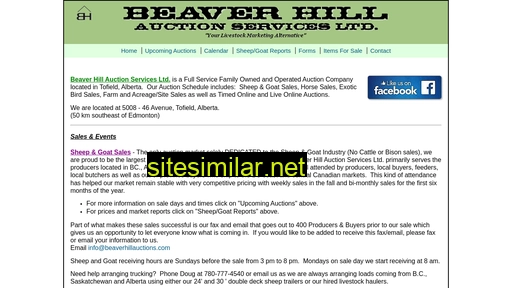 beaverhillauctions.com alternative sites