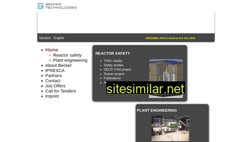 Becker-technologies similar sites