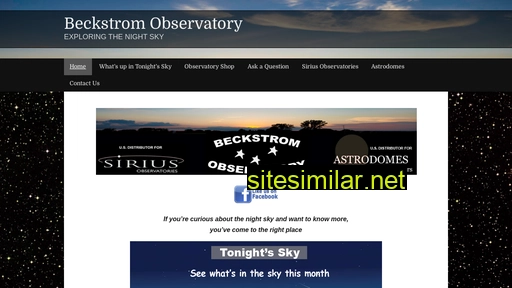 beckstromobservatory.com alternative sites